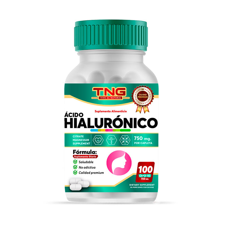 Capletas Acido Hialuronico 750 Mg 100 C.