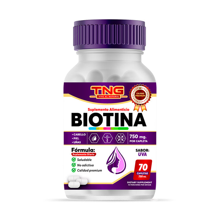 Capletas Biotina Con 750 Mg 70 C.