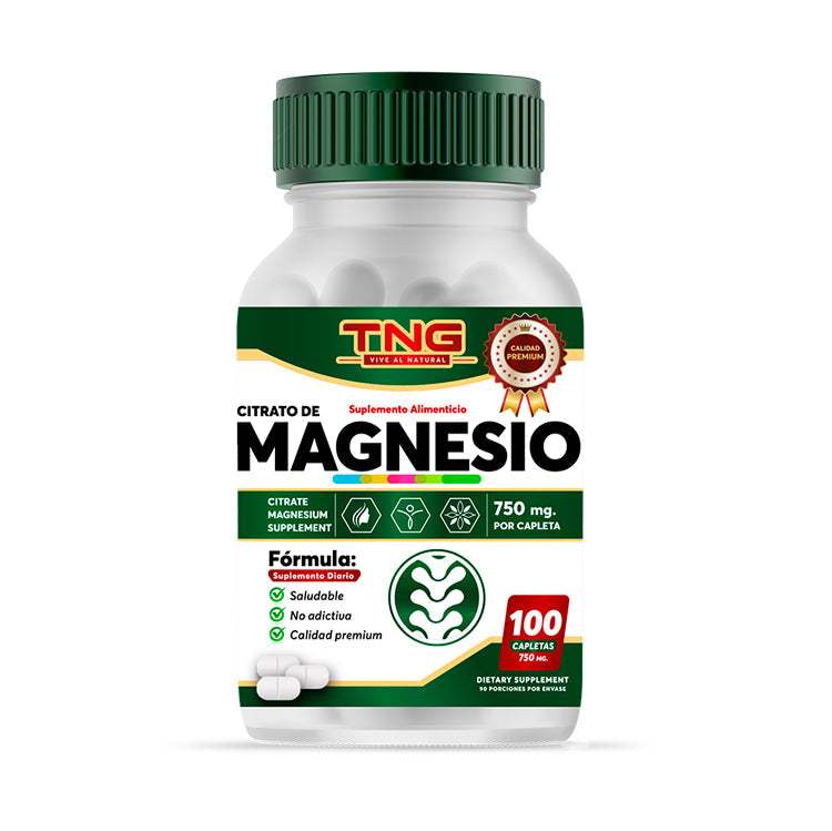 Capletas Citrato de Magnesio 750 Mg 100 C.