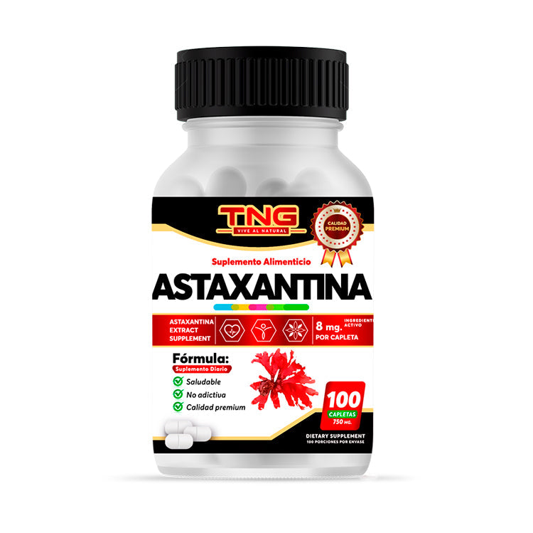 Capletas Astaxantina Con 100 de 750 Mg.