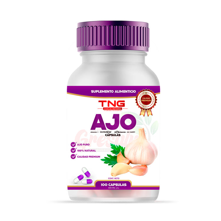 Capsulas Ajo 500 Mg 100 C.