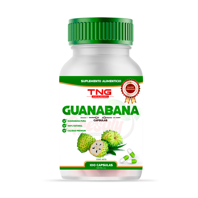 Capsulas Guanabana 500 Mg 100 C.