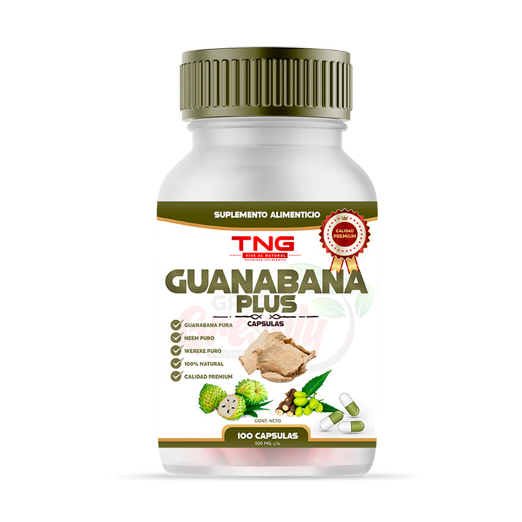 Capsulas Guanabana Plus 500 Mg 100 C.