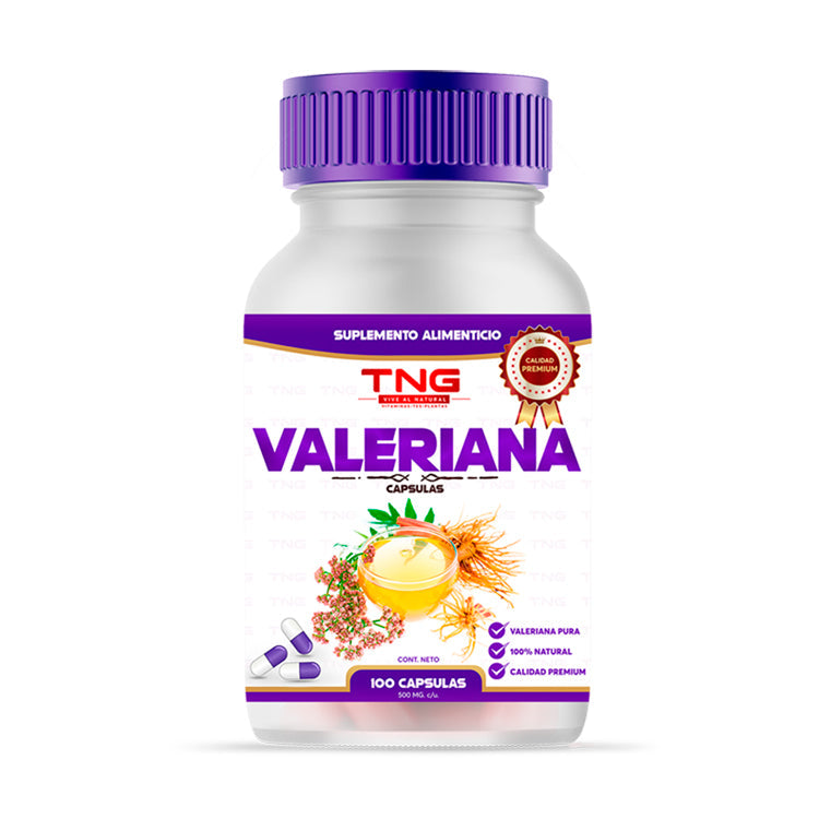 Capsulas Valeriana 500 Mg 100 C.