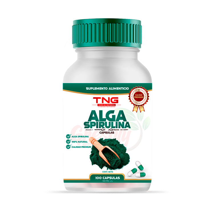 Capsulas Alga Spirulina 500 Mg 100 C.