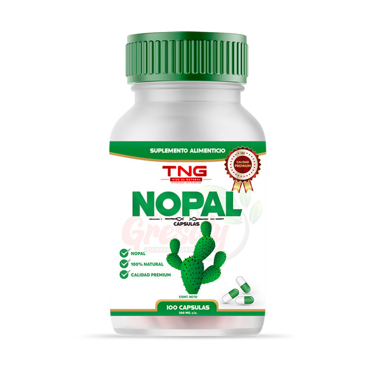 Capsulas Nopal 500 Mg 100 C.