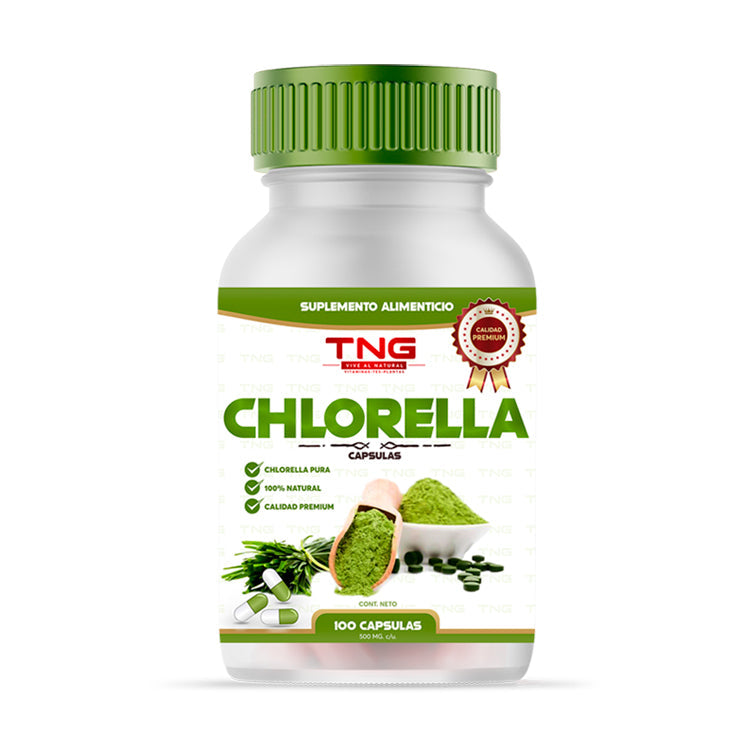 Capsulas Alga Chlorella 500 Mg. 100 C.