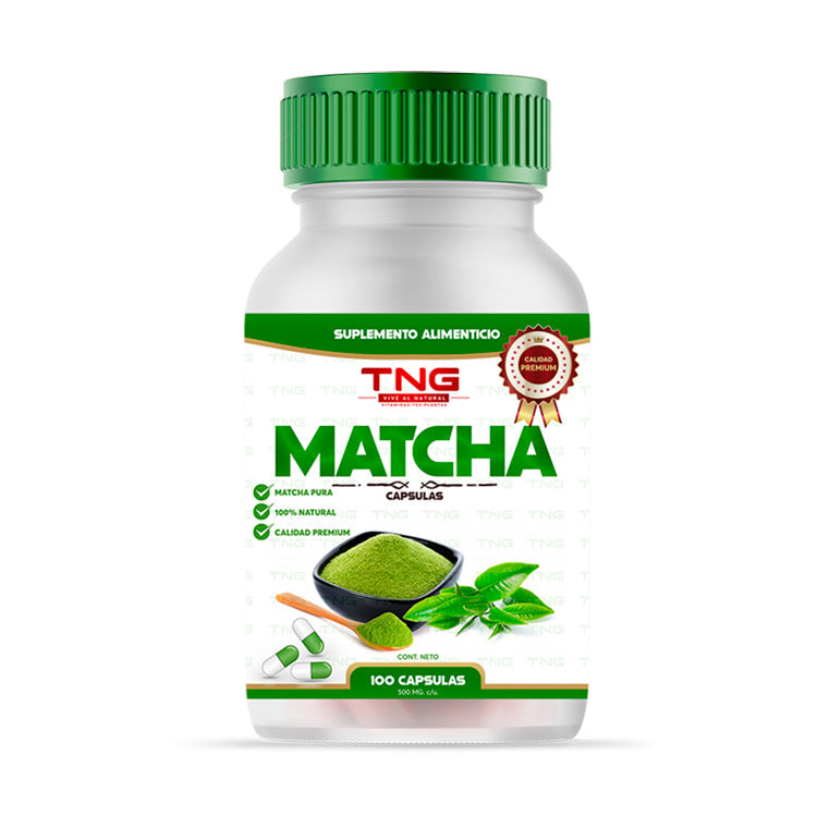 Capsulas Matcha 500 Mg. 100 C.