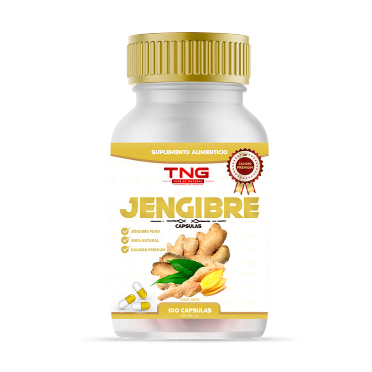 Capsulas Jengibre 500 Mg 100 C.