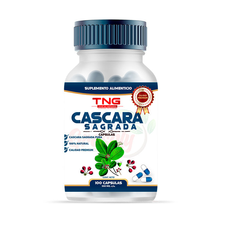 Capsulas Cascara Sagrada 500 Mg 100 C.