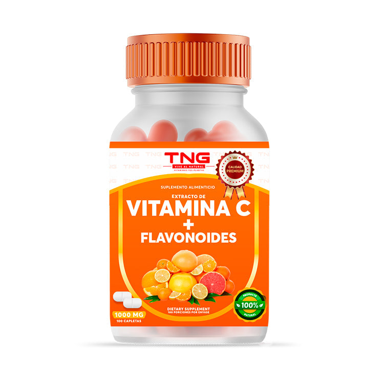 Capletas Vitamina C + Flavonoides 1000 Mg 100 C.