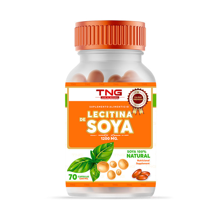 Capsulas Lecitina de Soya 1200 Mg.  70 C.