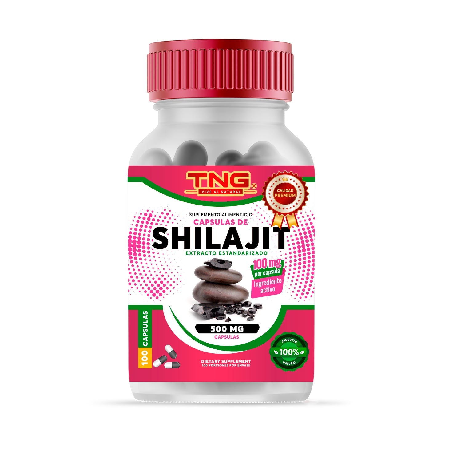 Capsulas Shilajit 500 Mg 100 C.