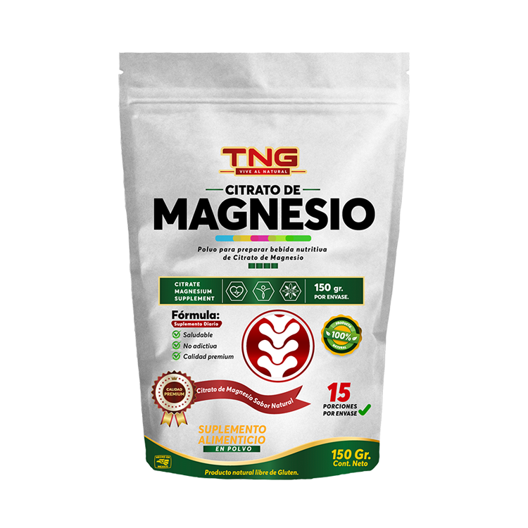 Citrato De Magnesio Polvo Natural 150 G.