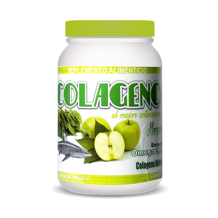 Colageno Hidrolizado Manzana Verde 1100 Grs.