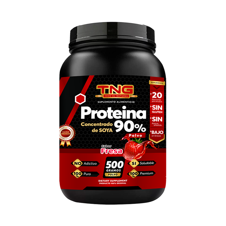 Proteina Se Soya 90% Fresa 500 Gr.