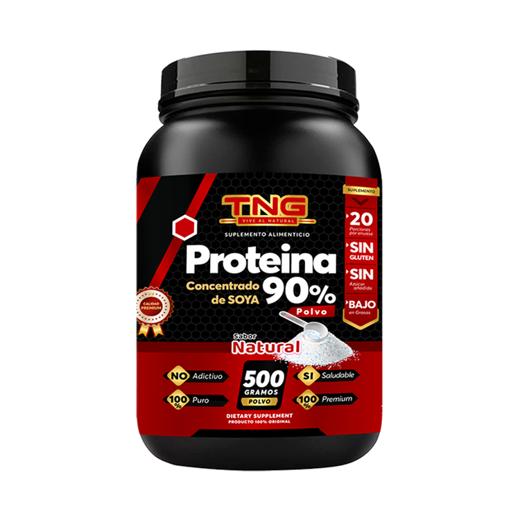 Proteina De Soya 90%  Natural 500 Gr.