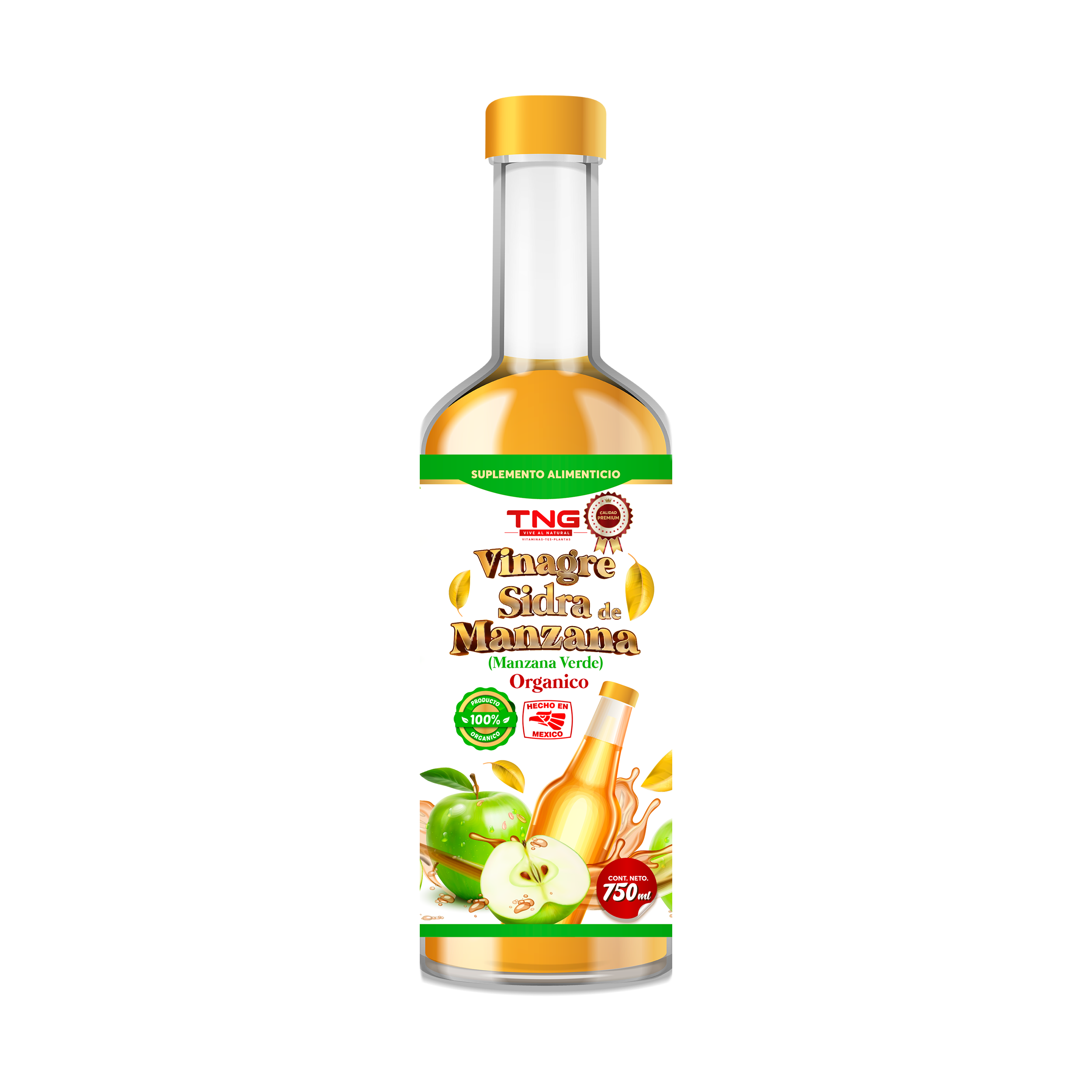 Vinagre Sidra De Manzana 750 Ml