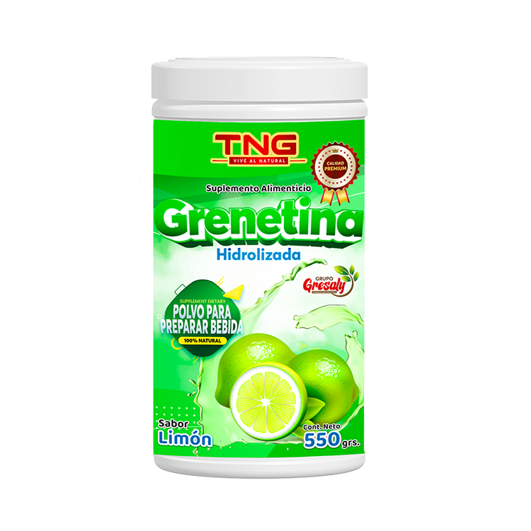 Grenetina Hidrolizada Limon 550 Gr.