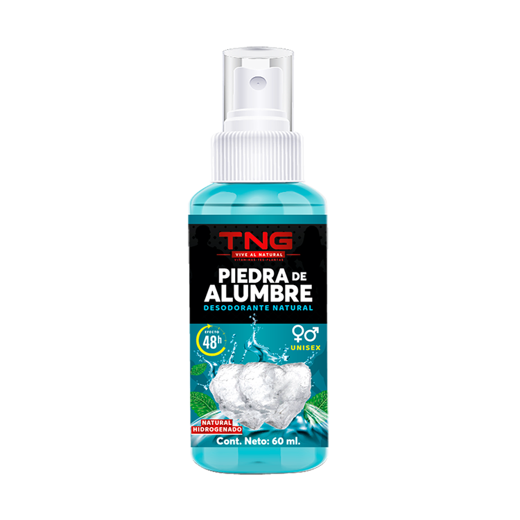 Desodorante Piedra Alumbre Hidrogenada 60 Ml.