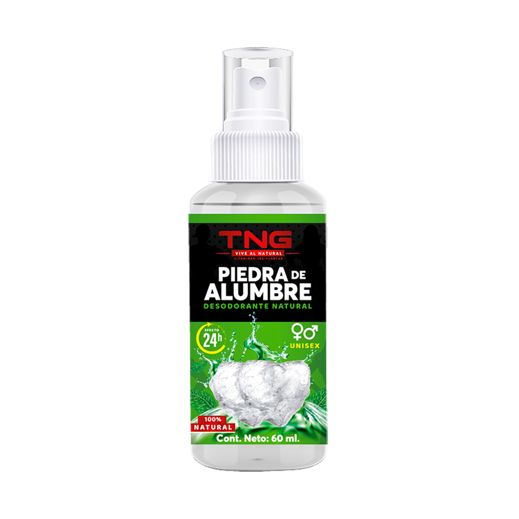 Desodorante Piedra Alumbre Natural 60 Ml.