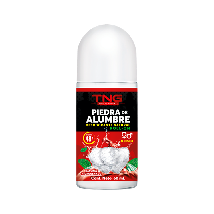 Desodorante Piedra Alumbre Roll On 60 Ml.